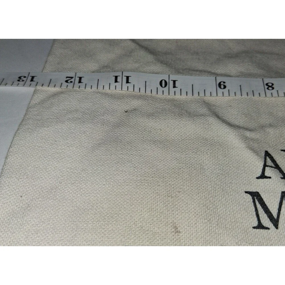 * Alexander McQueen* Cotton  Dust Protection Logo Drawstring Bag